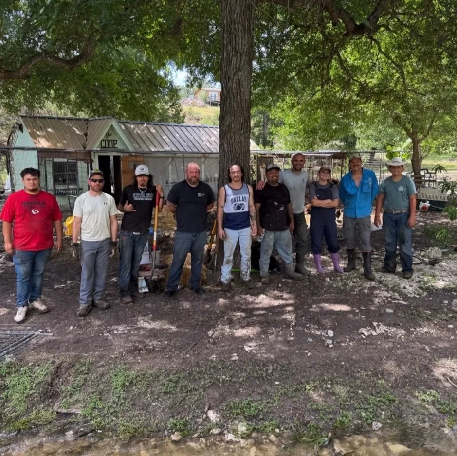 Volunteers doing the unseen work