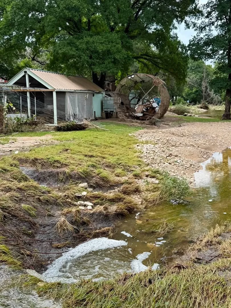 Flood response at the sanctuary