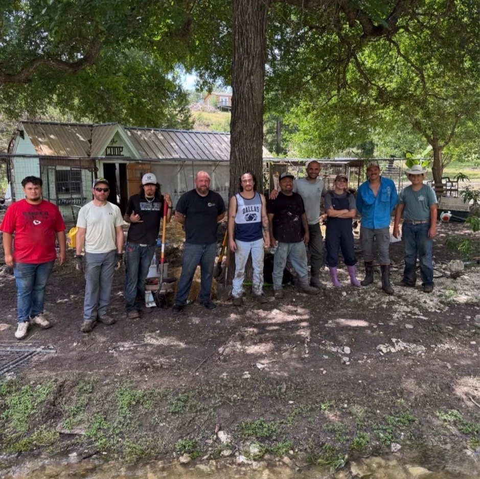Aftermath of the flood at Buck Wild Rescue